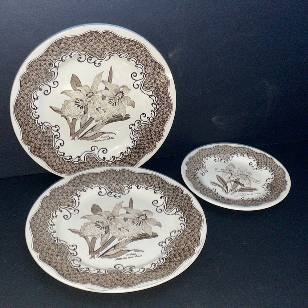 Staffordshire English Ironstone Tableware Dinner & Bread Plates England